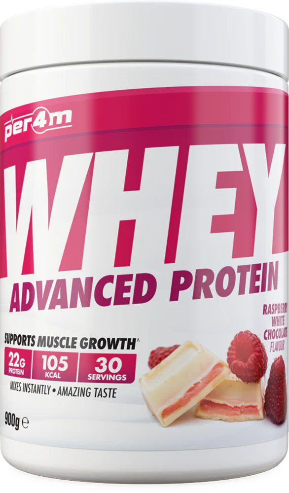 Per4M Whey Proteine - 900 g - Raspberry White Chocolate
