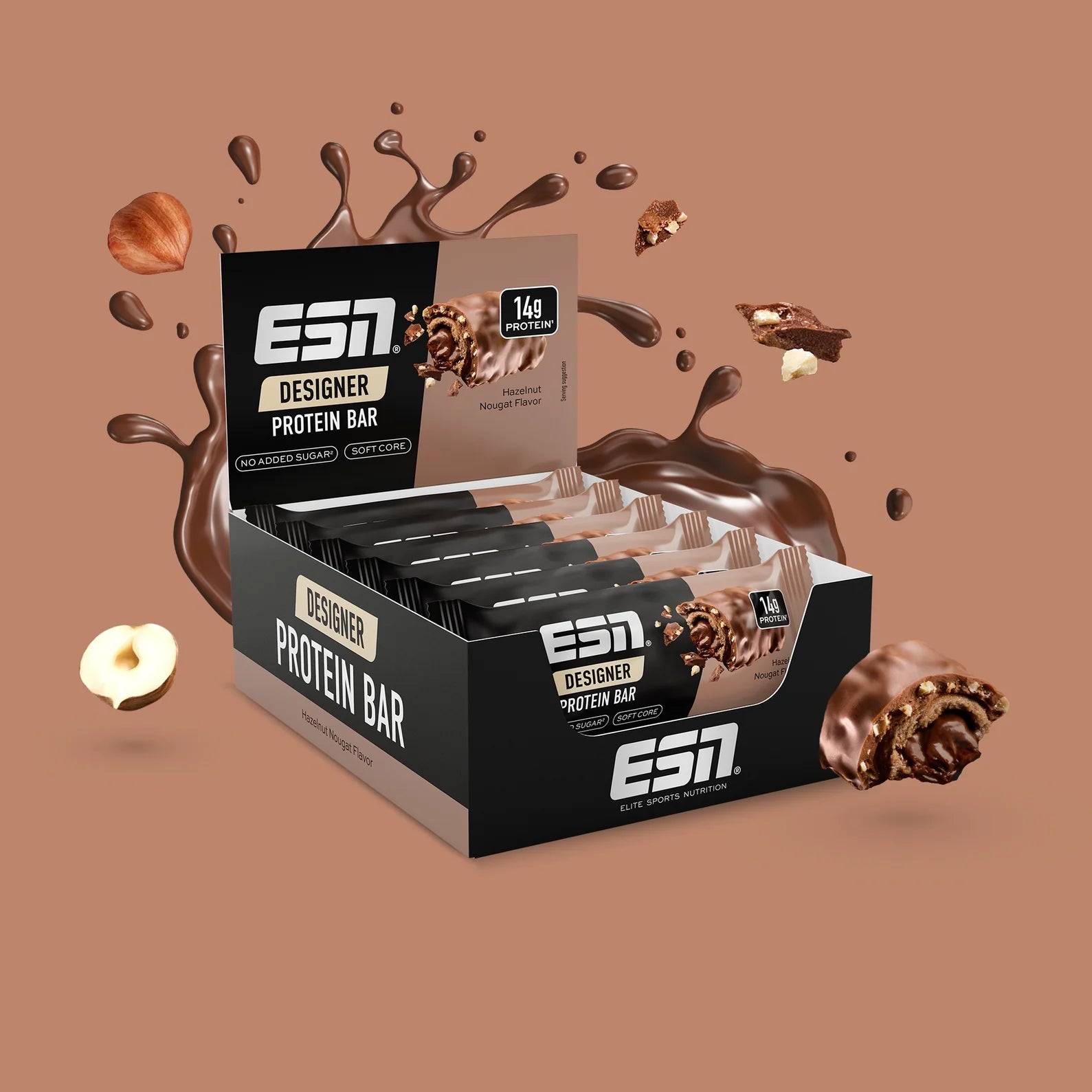 ESN Proteïne Bar Hazelnoot Noga - Eiwitrijke Snack