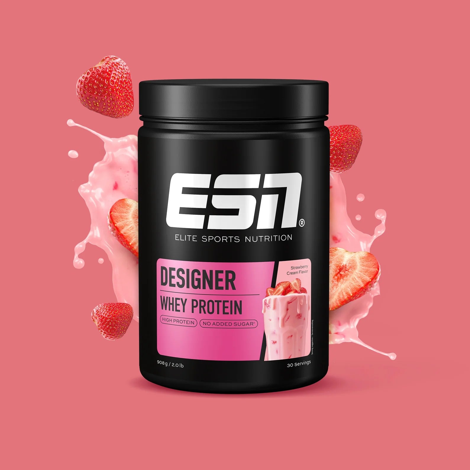 ESN Designer Whey Strawberry Cream - Whey Eiwit