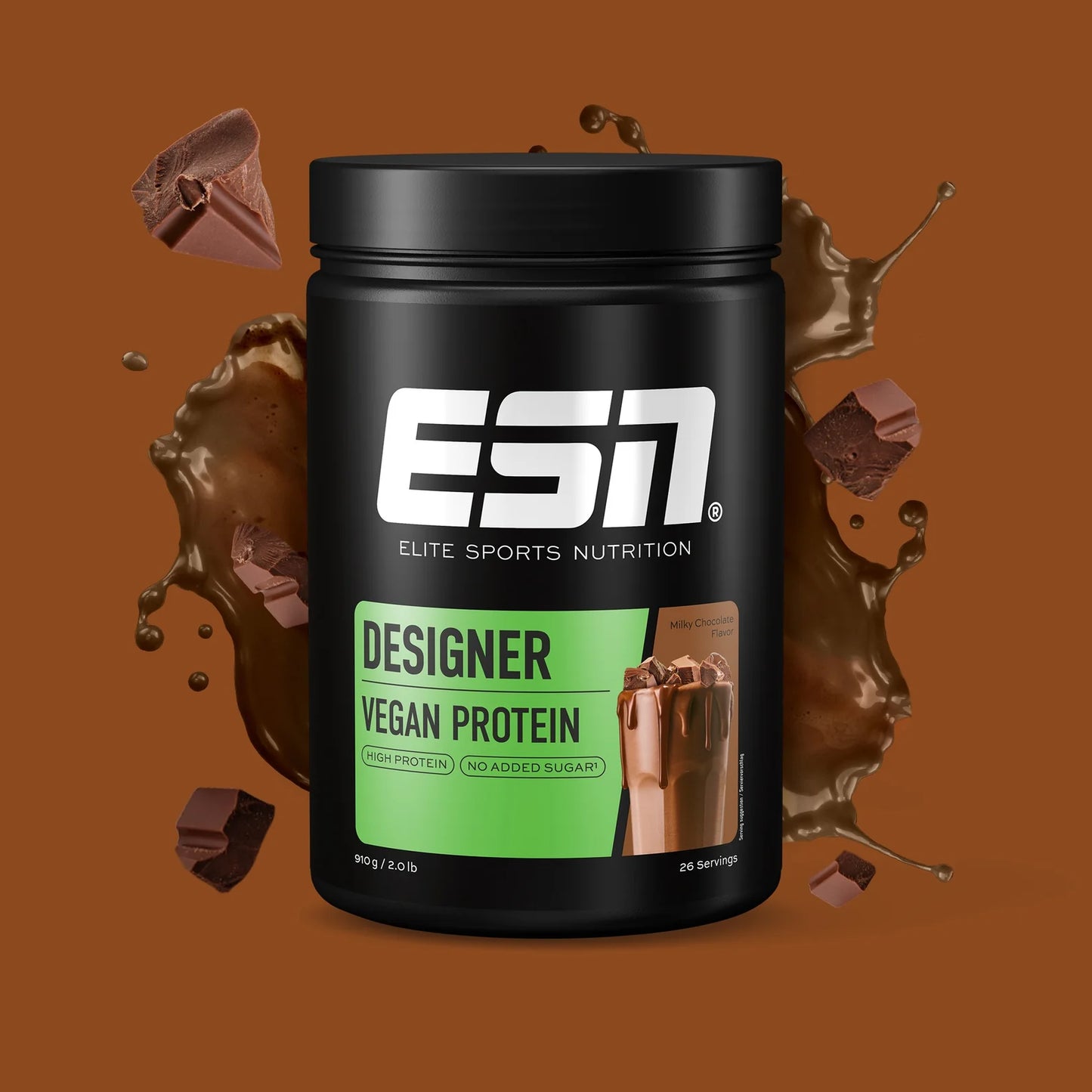 ESN Vegan Designer Proteïne Milky Chocolate verpakking