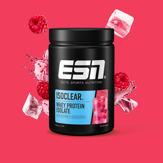 ESN Isoclear Whey Isolate Raspberry verpakking