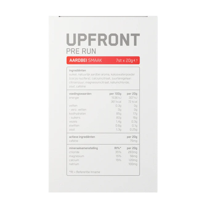 Upfront - Pre Run - Aardbei
