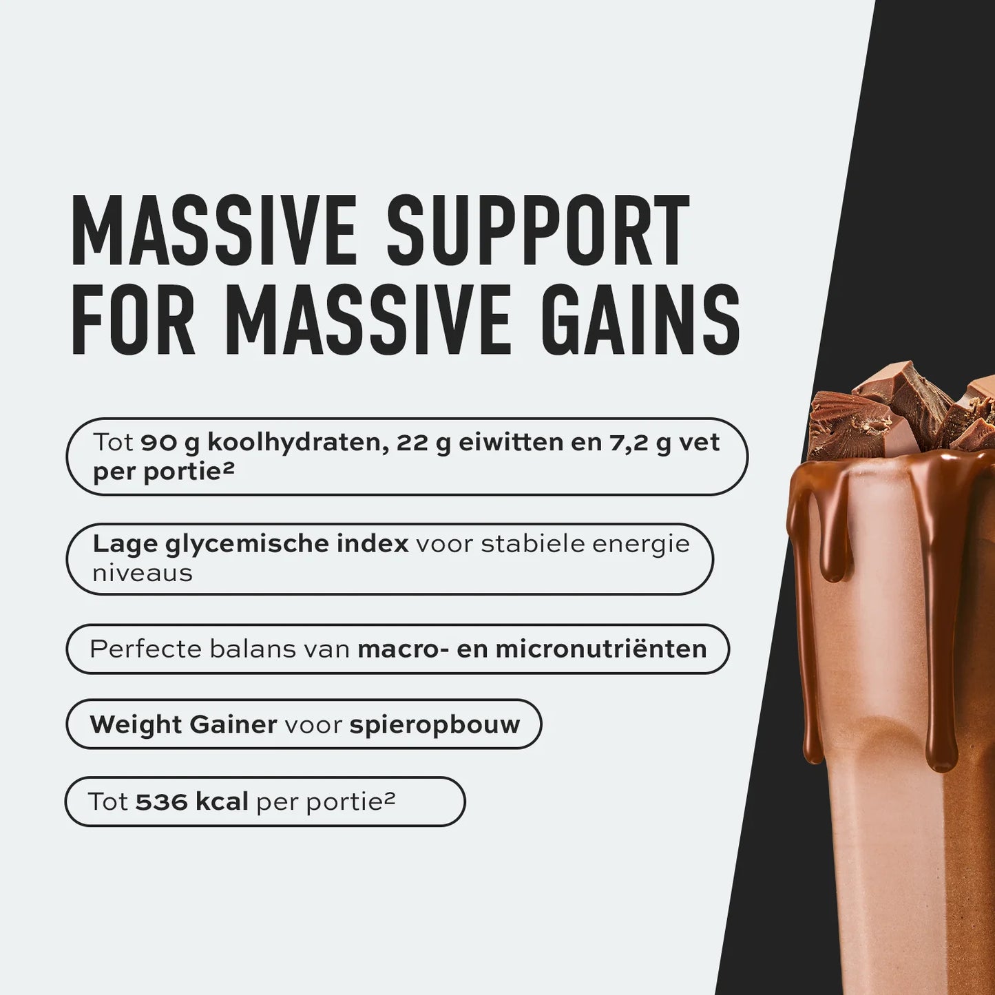 ESN Massive Weight Gainer - Vanilla Ice Cream verpakking