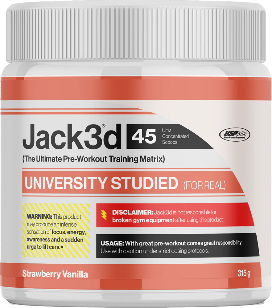 Jack3D - Pre Workout - Strawberry Vanilla