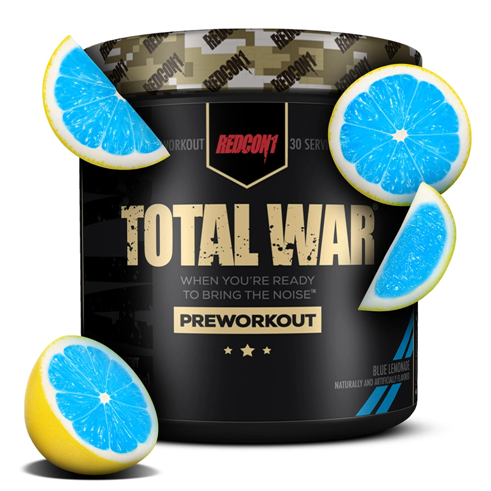 Redcon Total War Pre-workout Blue Lemonade verpakking