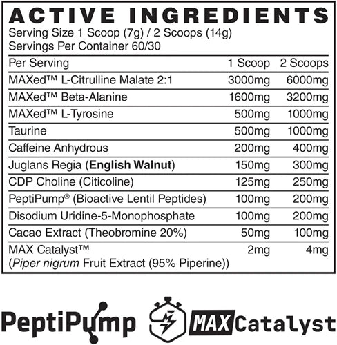 Naughty Boy Menace Pre- Workout Strawberry Sweets