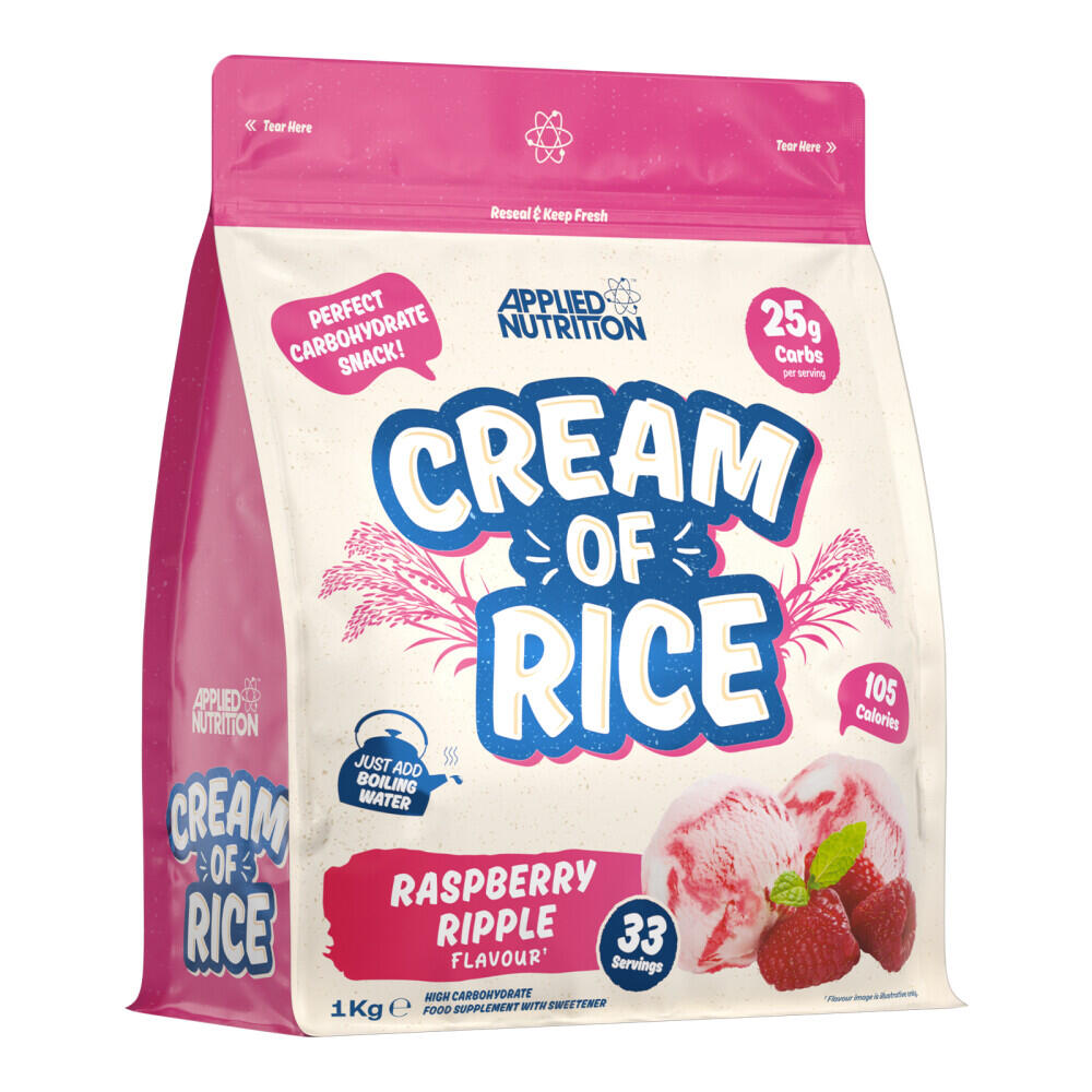 Applied Nutrition Cream Of Rice 1000G Raspberry Ripple Flavour