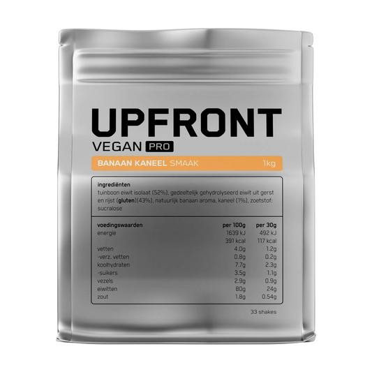 Upfront Vegan Pro Banaan Kaneel