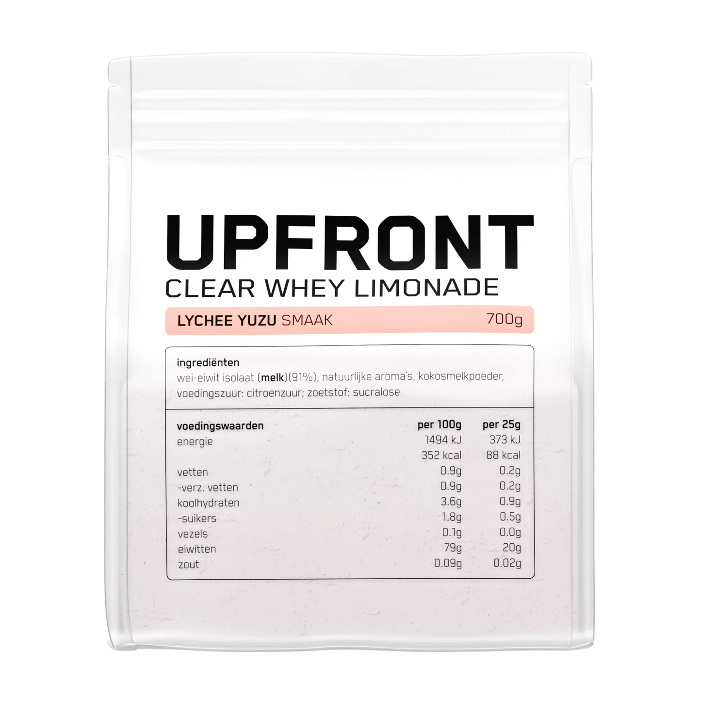 Upfront Clear Whey Limonade Lychee Yuzu 700g