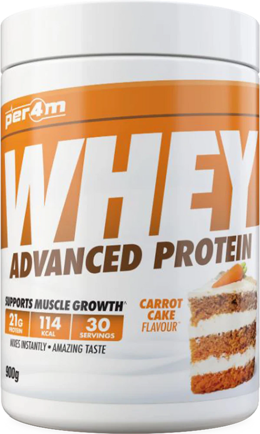 Per4M Whey Proteine - 900 g - Carrot Cake