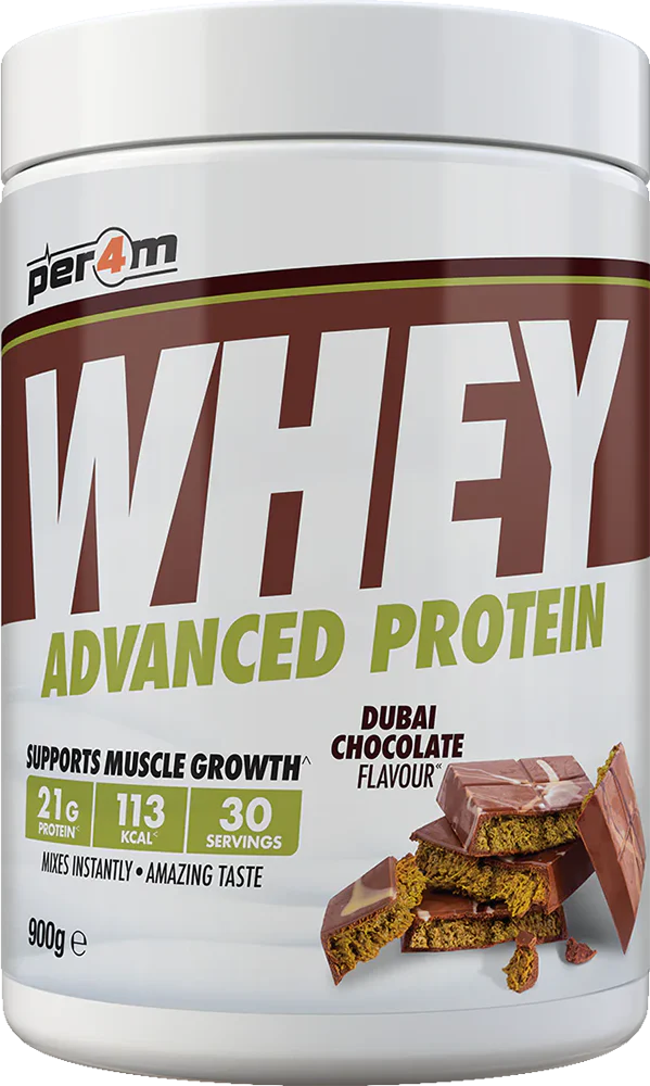 Per4M Whey Proteine - 900 g - Dubai Chocolate