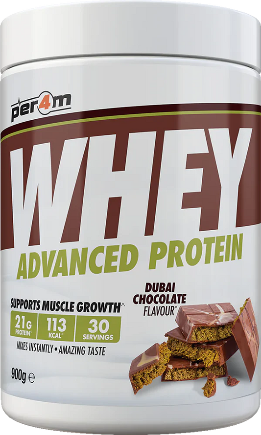 Per4M Whey Proteine - 900 g - Dubai Chocolate