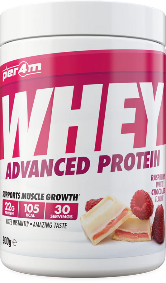Per4M Whey Proteine - 900 g - Raspberry White Chocolate