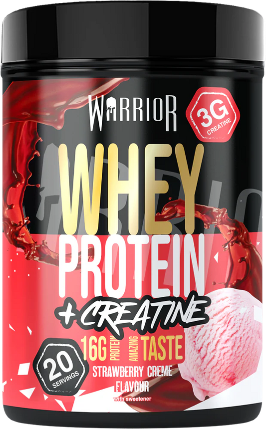 Warrior Whey Proteine Plus Creatine - Strawberry Creme