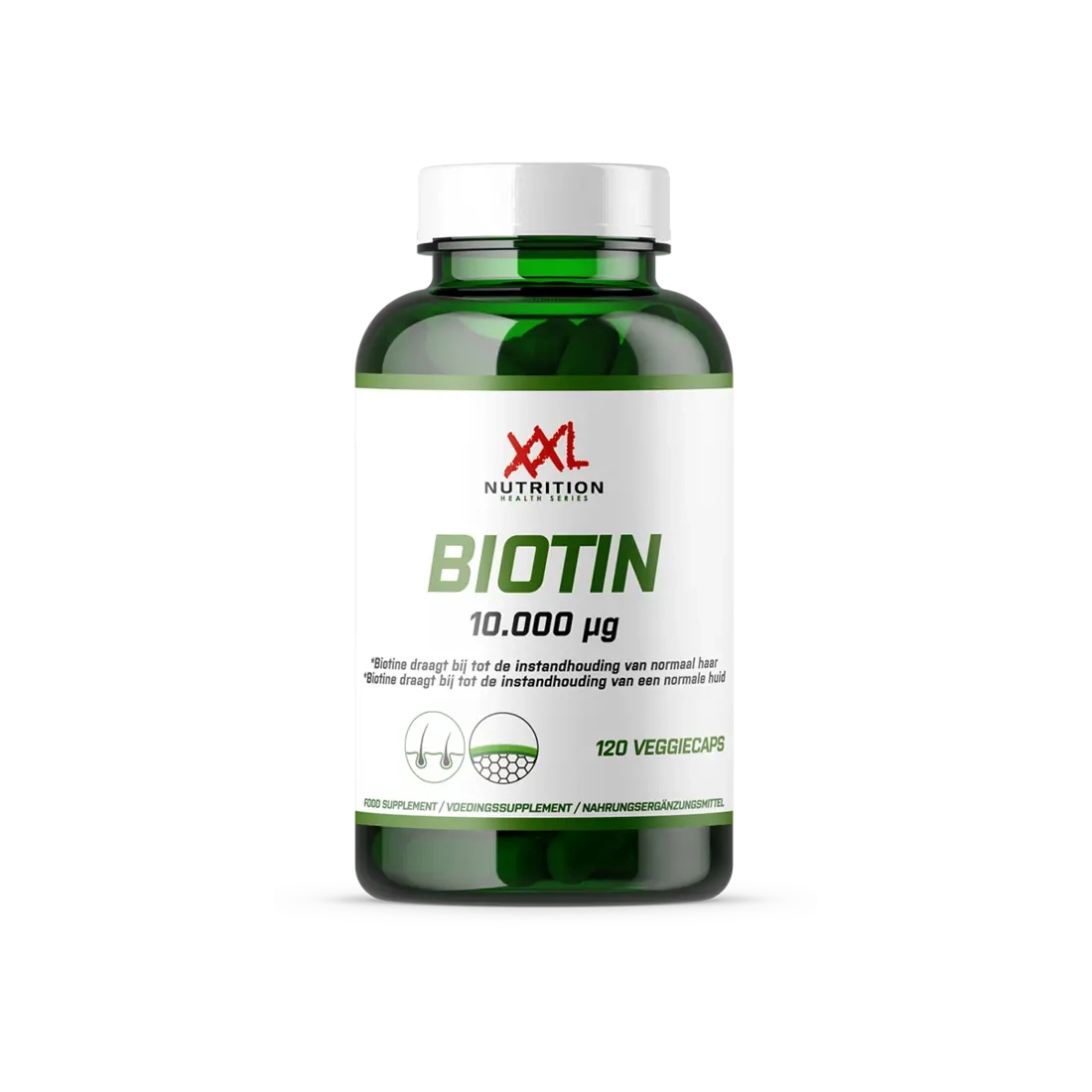 XXL - Biotine - 10.000 mcg - 120 capsules