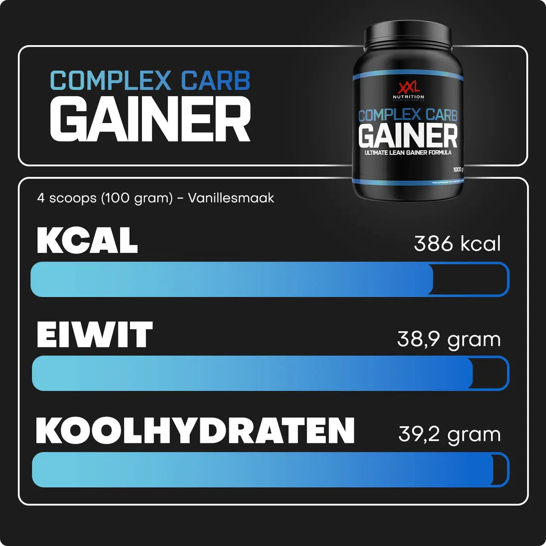 XXL - Complex Carb Gainer - Vanille