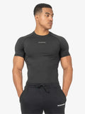 XXL - Compression Shirt - Zwart Maat M