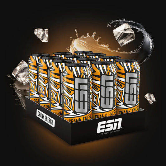 ESN Crank Energy blik 500 ml - White