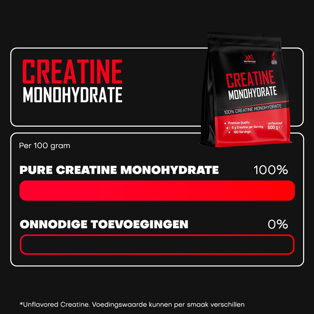 XXL - Creatine Monohydraat 500 gram