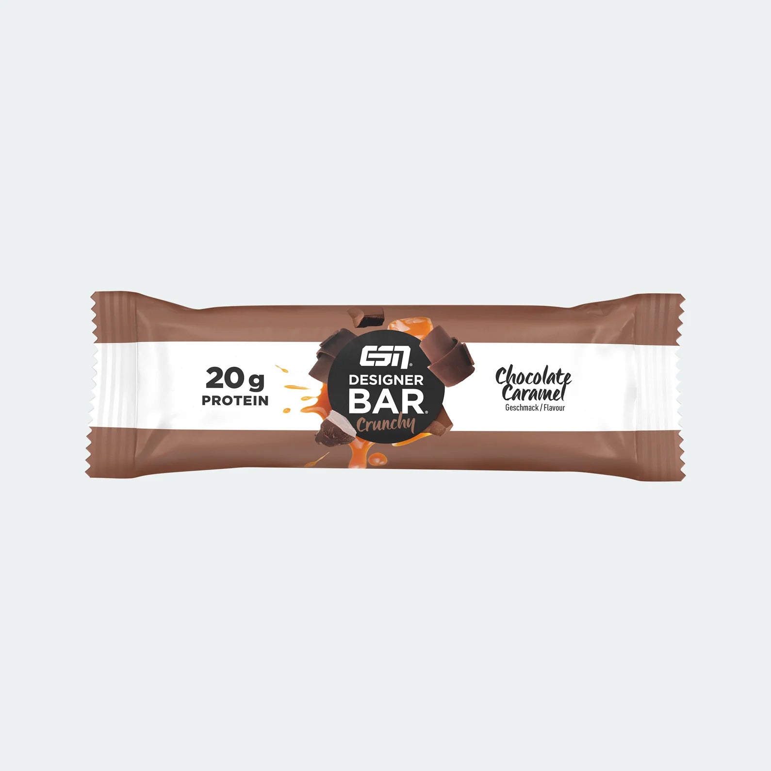 ESN Proteïne Crunchy Bar in chocolade caramel smaak