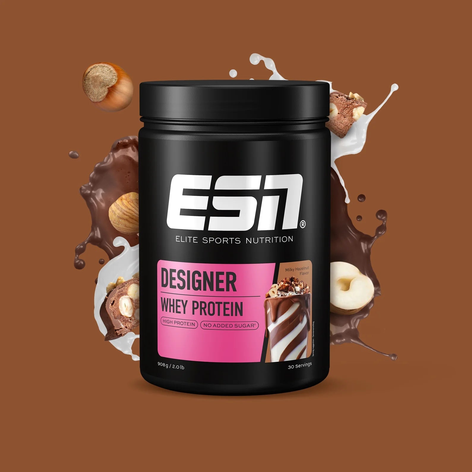ESN Designer Whey Milky Hazelnut verpakking