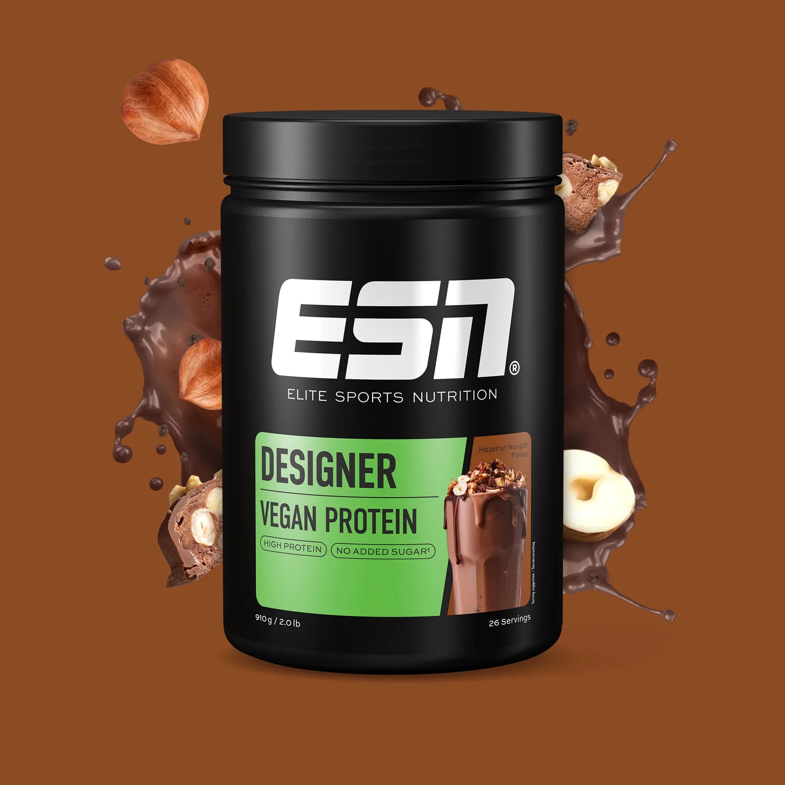 ESN Vegan Designer Proteïne - Hazelnut Nougat verpakking
