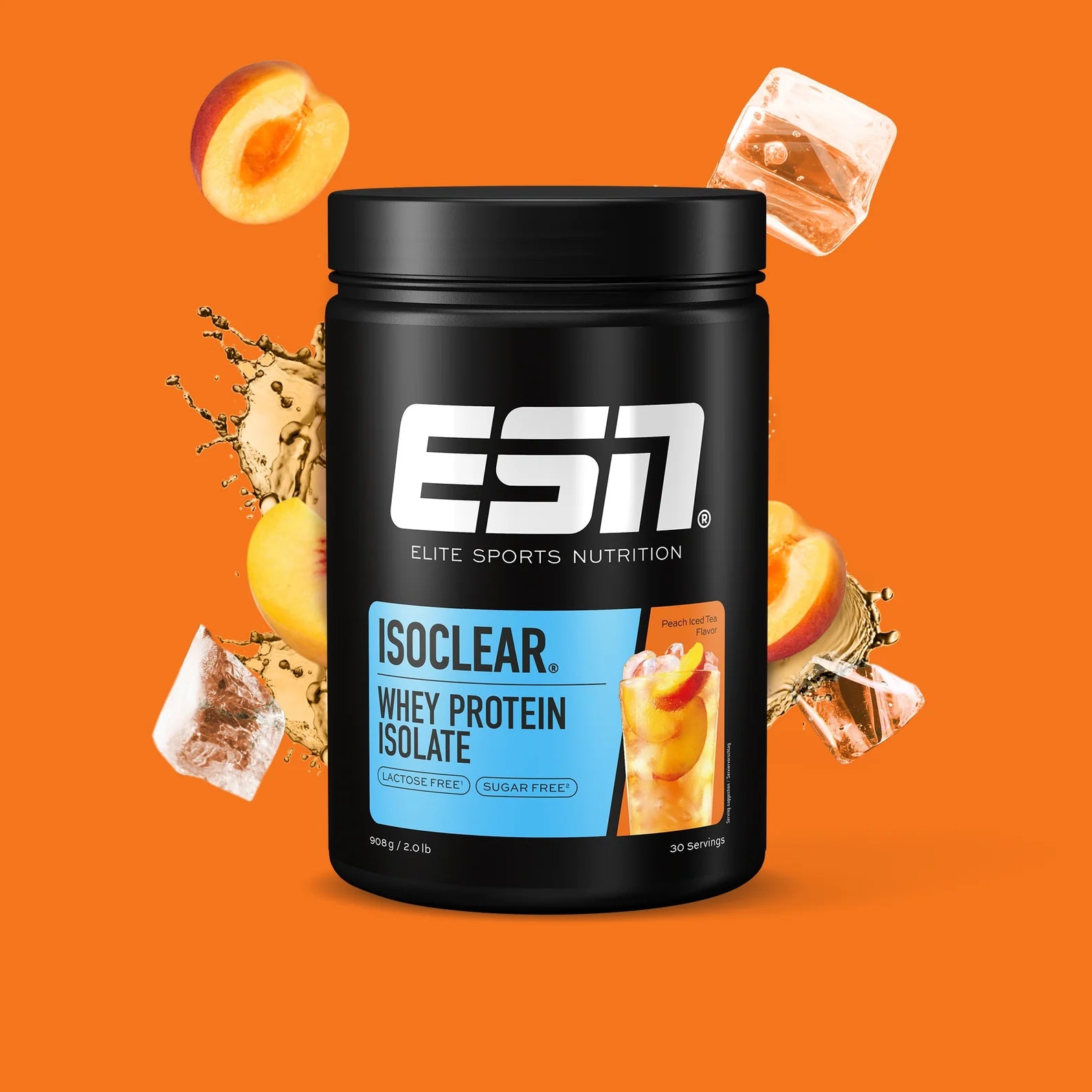 ESN Isoclear Whey Isolate - Peach Iced Tea eiwitdrank