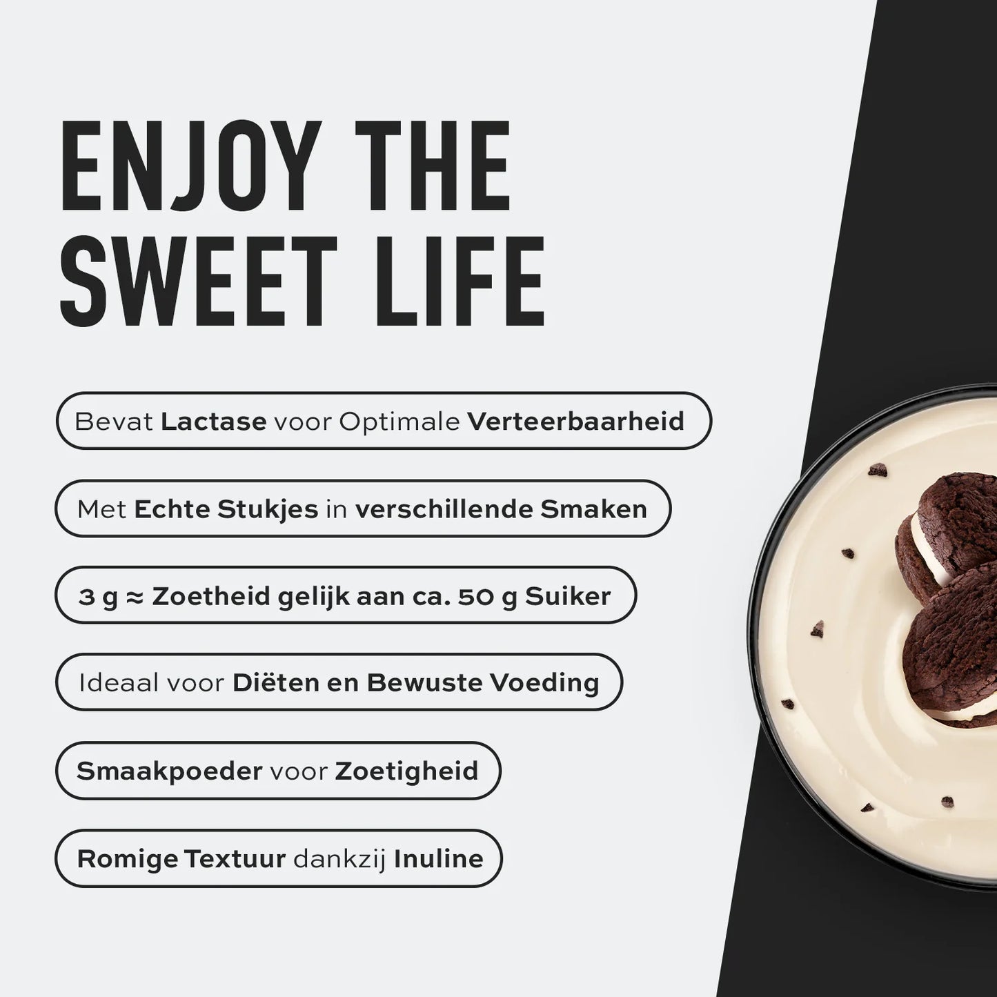 ESN Designer Flavor Powder - Stracciatella Smaakpoeder verpakking