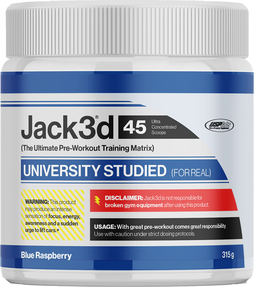 Jack3D - Pre Workout - Blue Raspberry