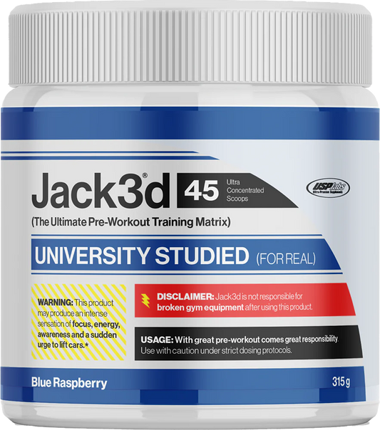 Jack3D - Pre Workout - Blue Raspberry