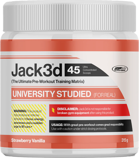 Jack3D - Pre Workout - Strawberry Vanilla