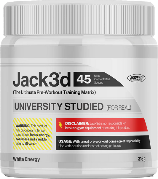 Jack3D - Pre Workout - White Energy