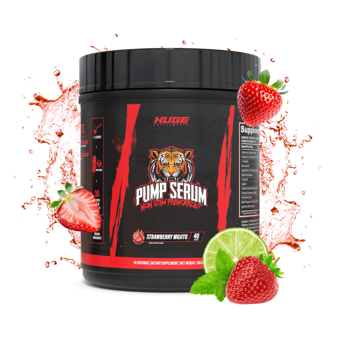 Huge Supplements - Pre Workout - Pump Serum - Strawberry Mojito