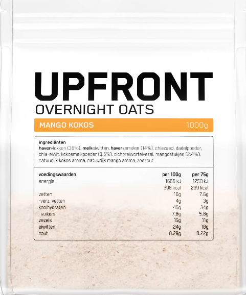 Upfront overnight eiwit oats Mango Kokos