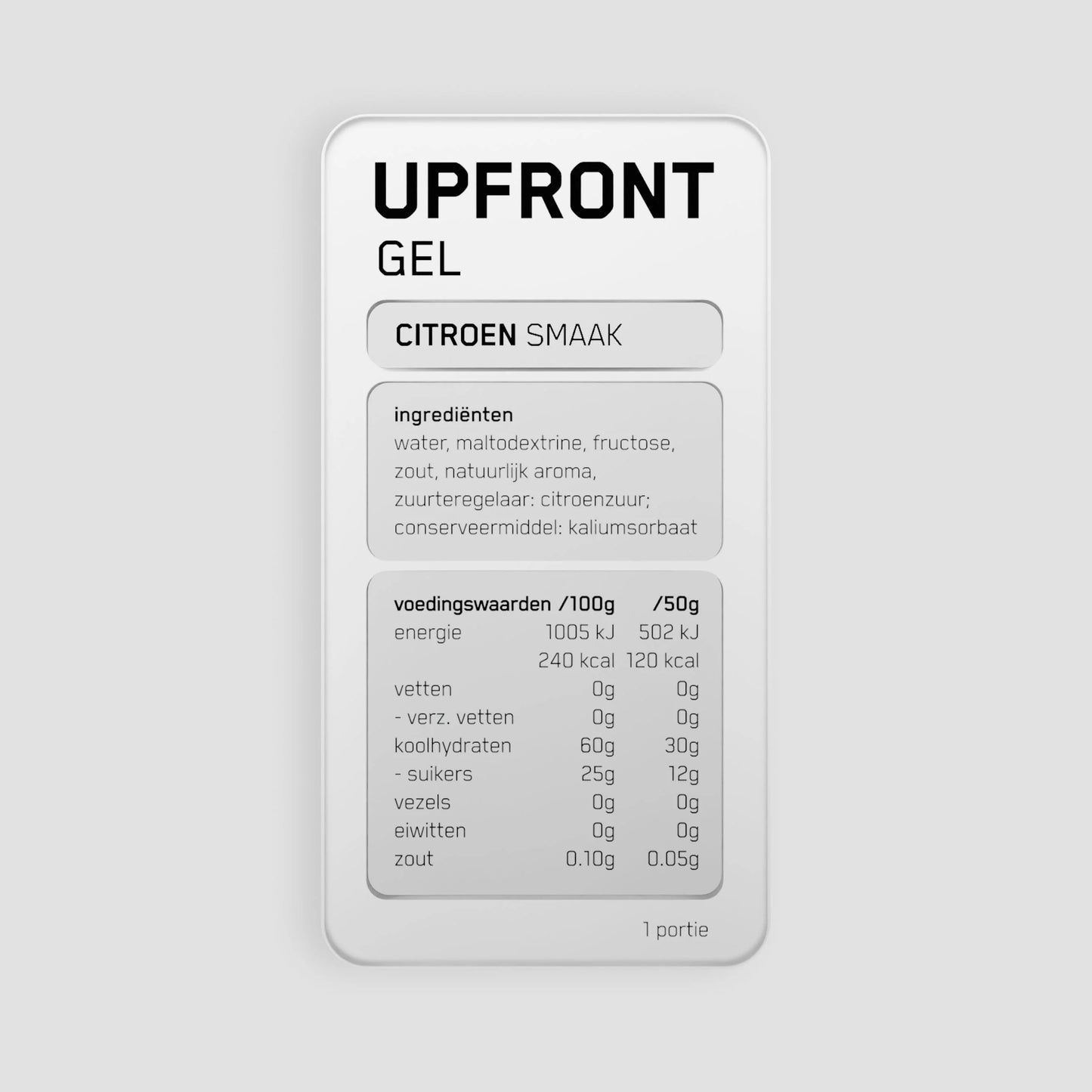 Upfront - Sport Gel Framboos (12 porties)