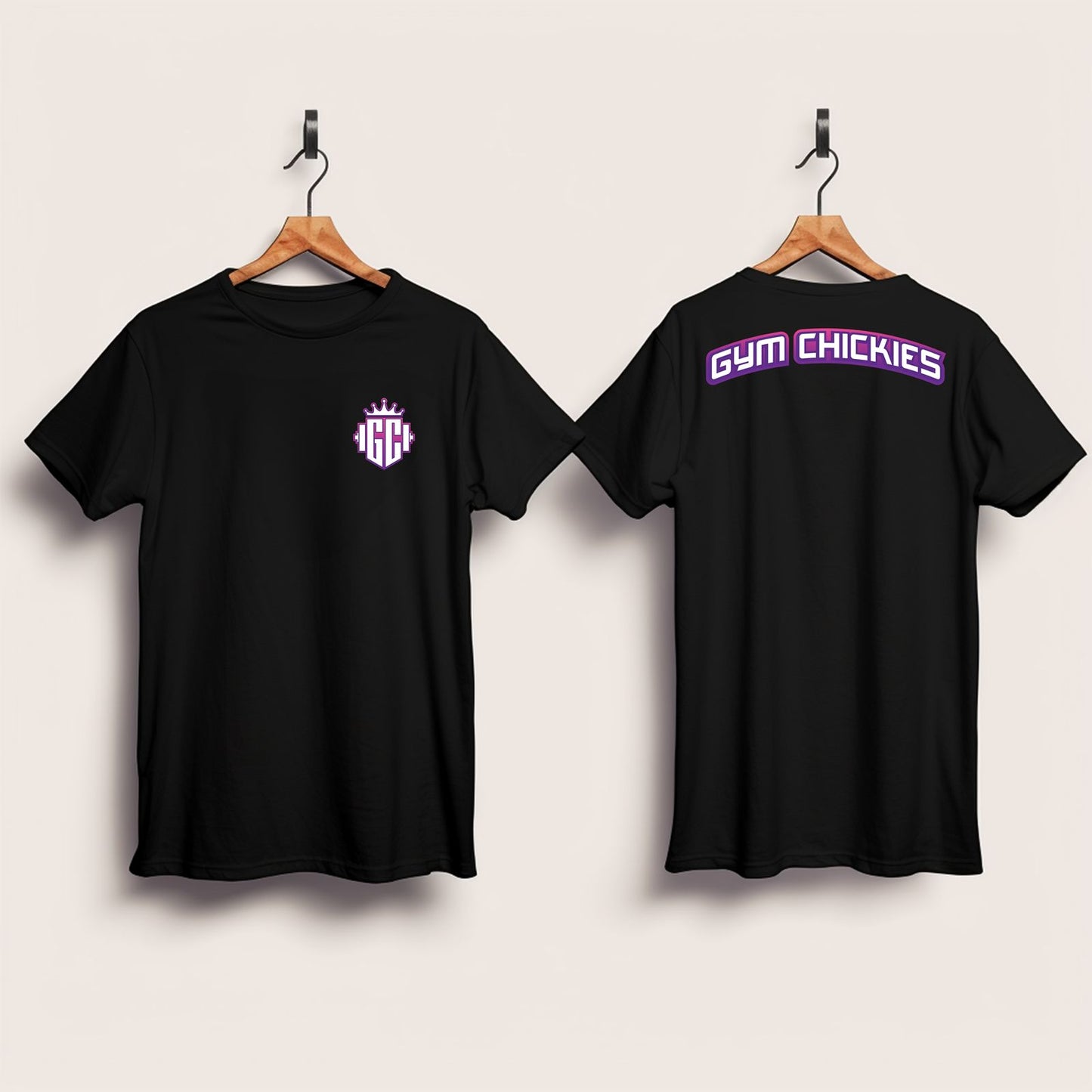 Gepersonaliseerd GymChickies oversized T-shirt met tekst