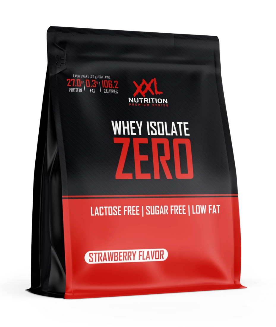 XXL Zero Whey Isolate - Aardbei suikervrij/lactose vrij
