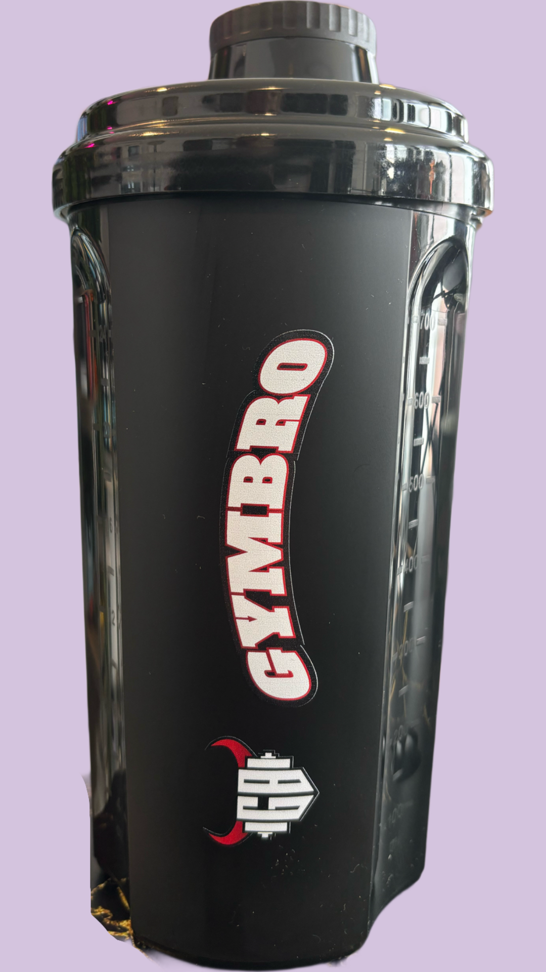 Gymbro shakebeker voor het mixen van eiwitshakes