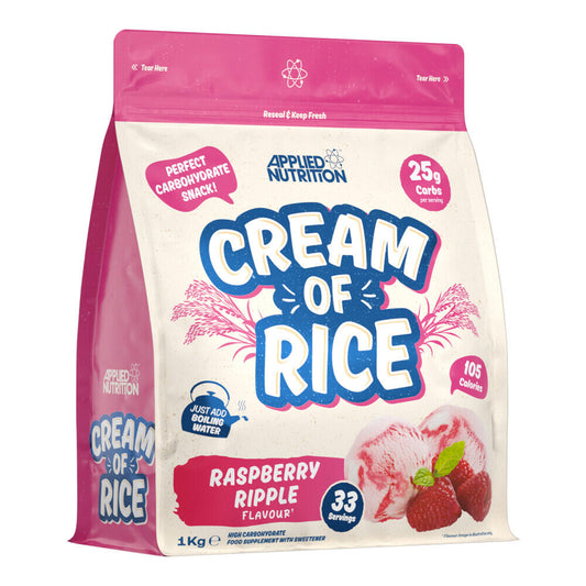 Applied Nutrition  Cream Of Rice 1000G Raspberry Ripple Flavour