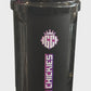GymChickies shakebeker zwart/roze voor fitness